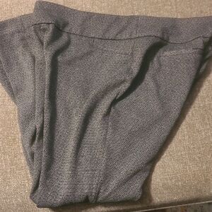 Gray Patterned Pants 7th Avenue Design New York Sz Xl Petite